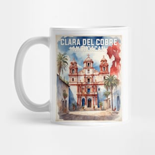 Clara del Cobre Michoacan Mexico Vintage Tourism Travel Mug